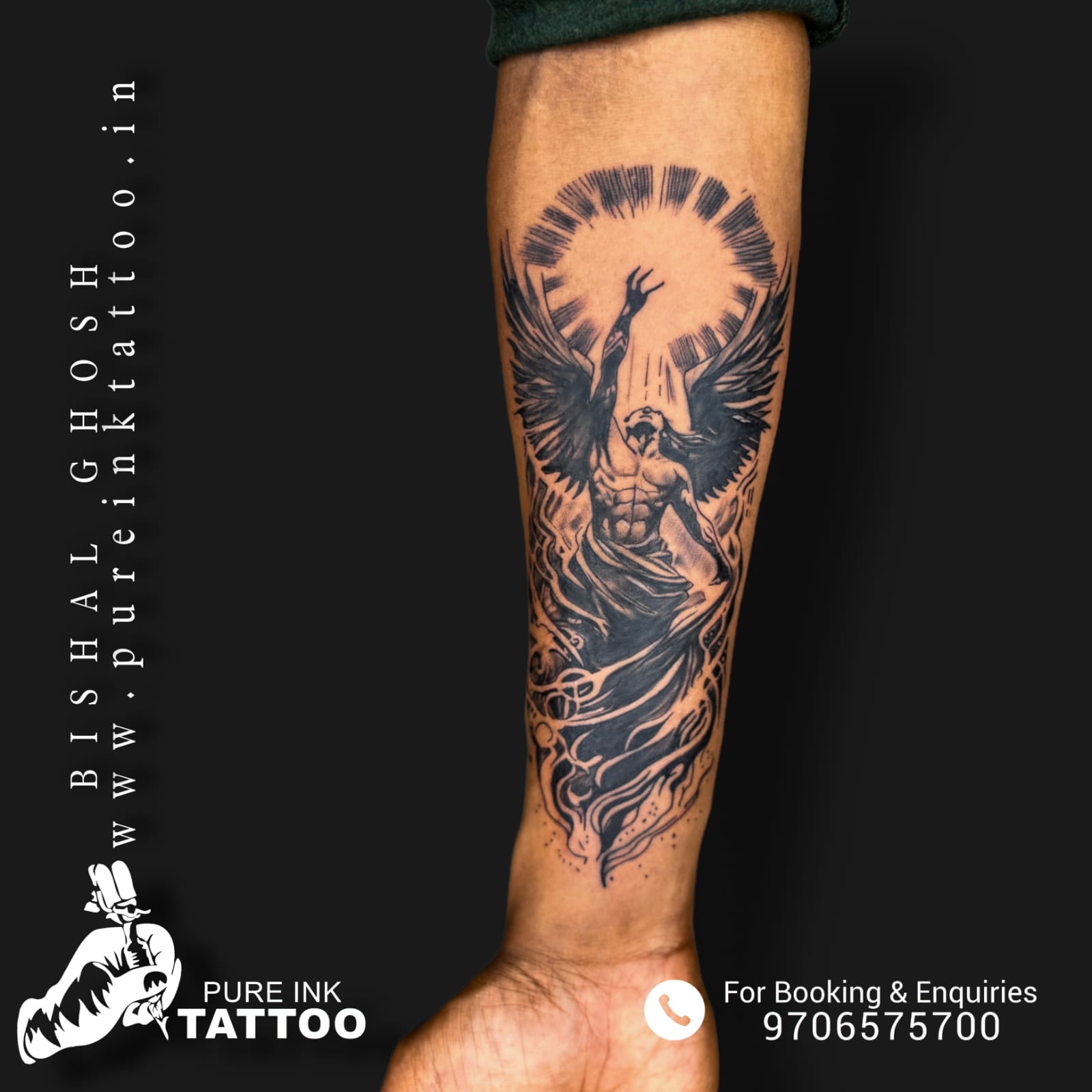 Custom Realism Tattoo by Bishal Ghosh