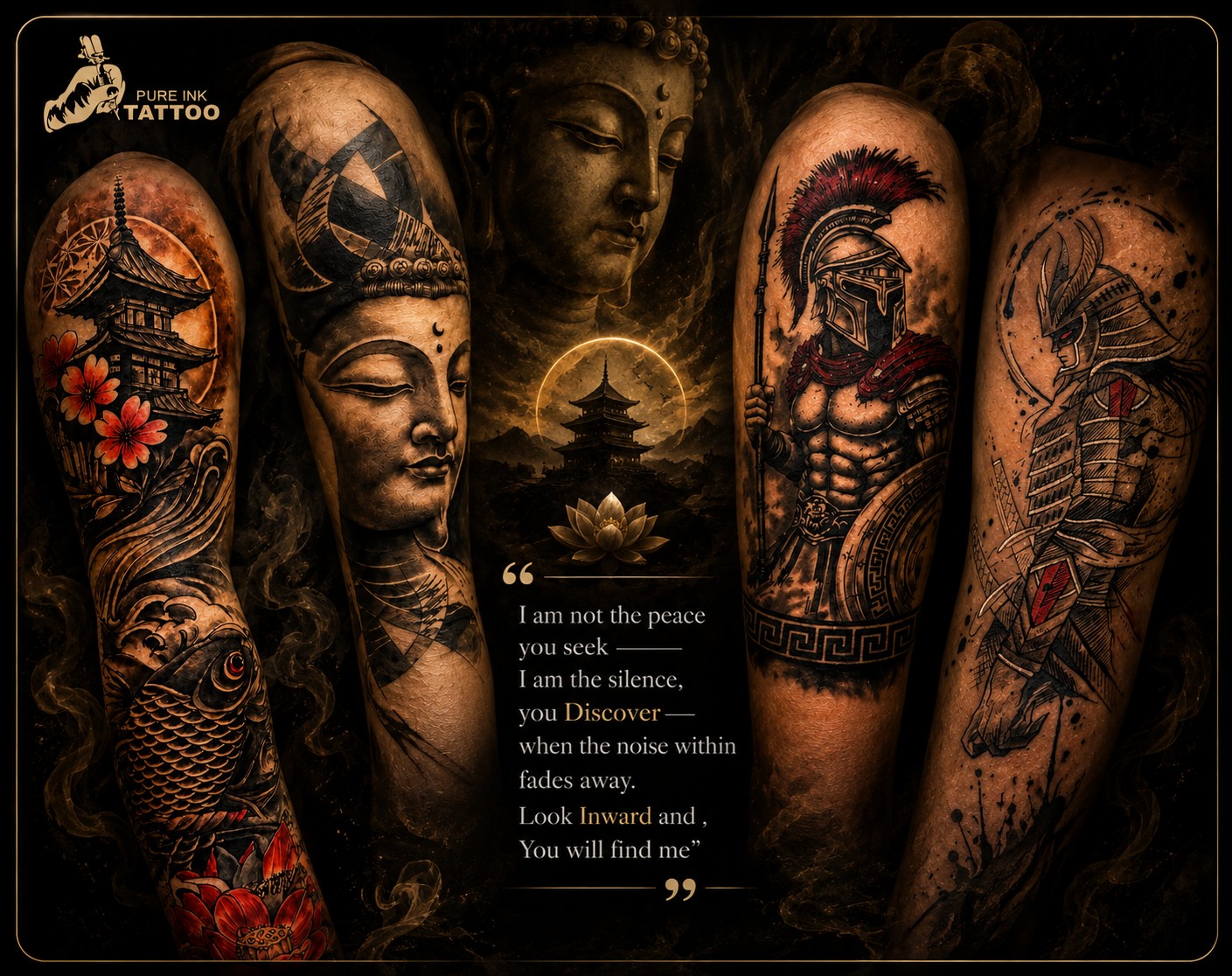 Custom Buddha Realism Portrait Cover-up